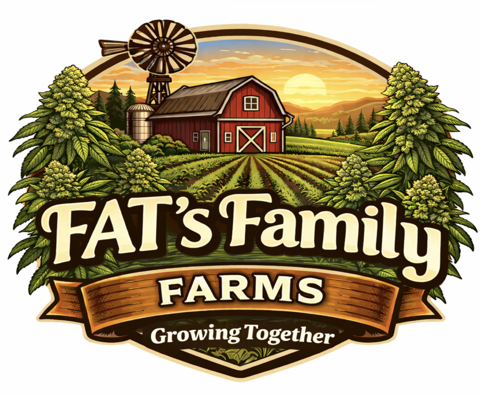 FAT's Family Farms logo